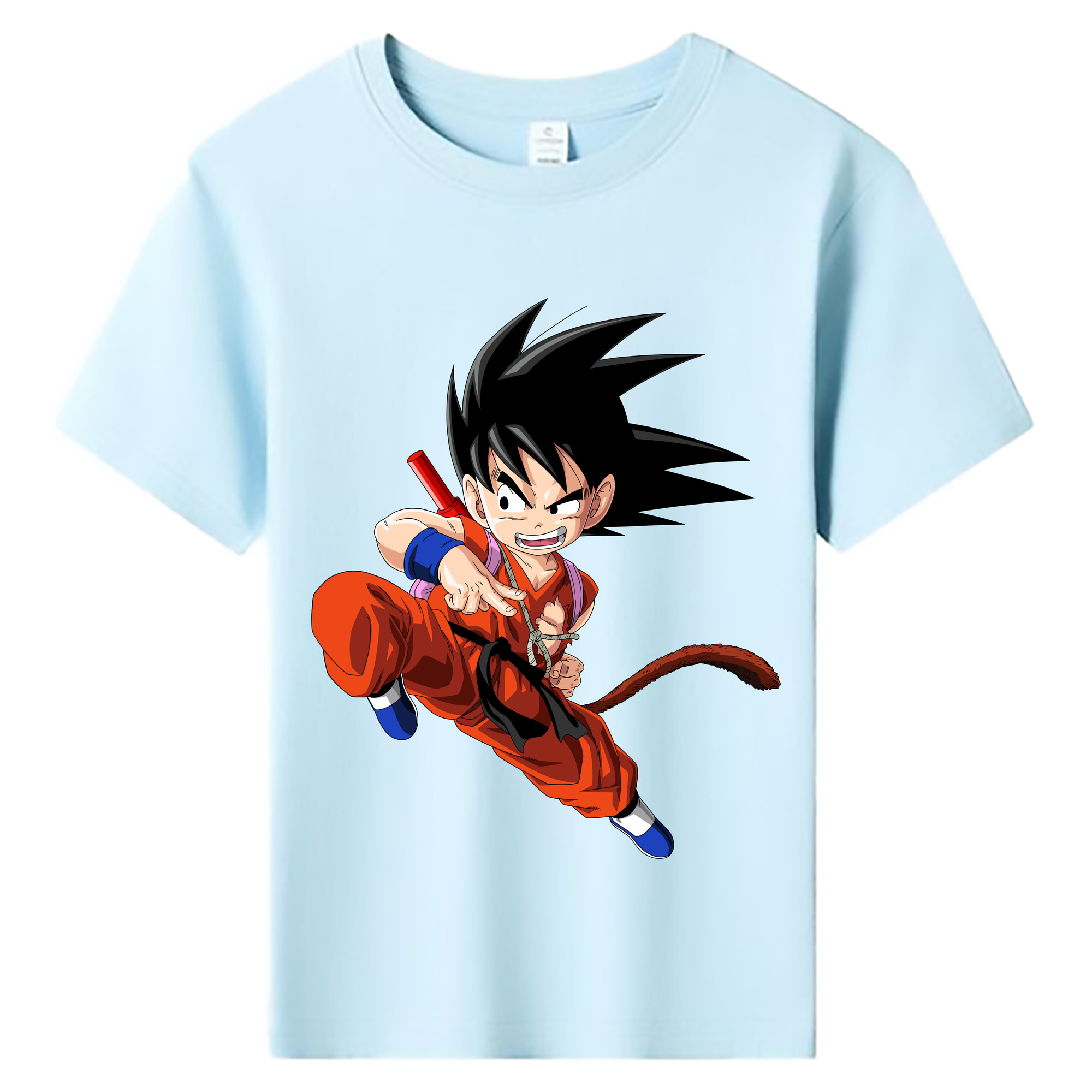 （画像用） ドラゴンボール 孫悟空（そん ごくう）Son Goku カカロット DRAGON BALL Kakarotto 綿100％キッズTシャツ（フロントプリント）